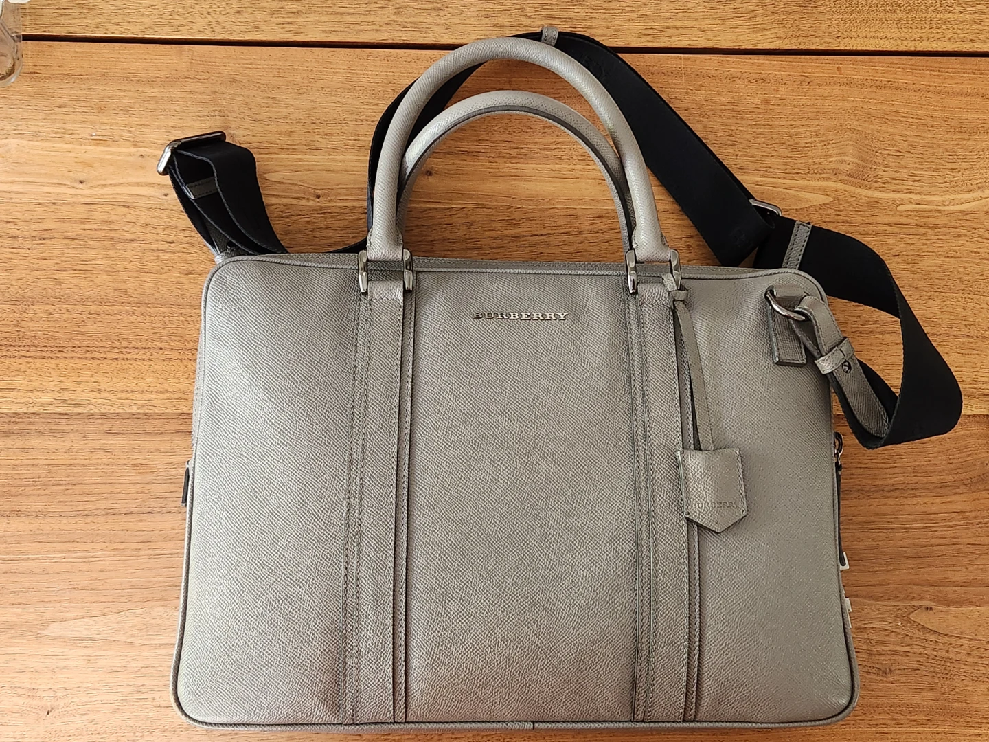 Burberry Grainy Leather Briefcase