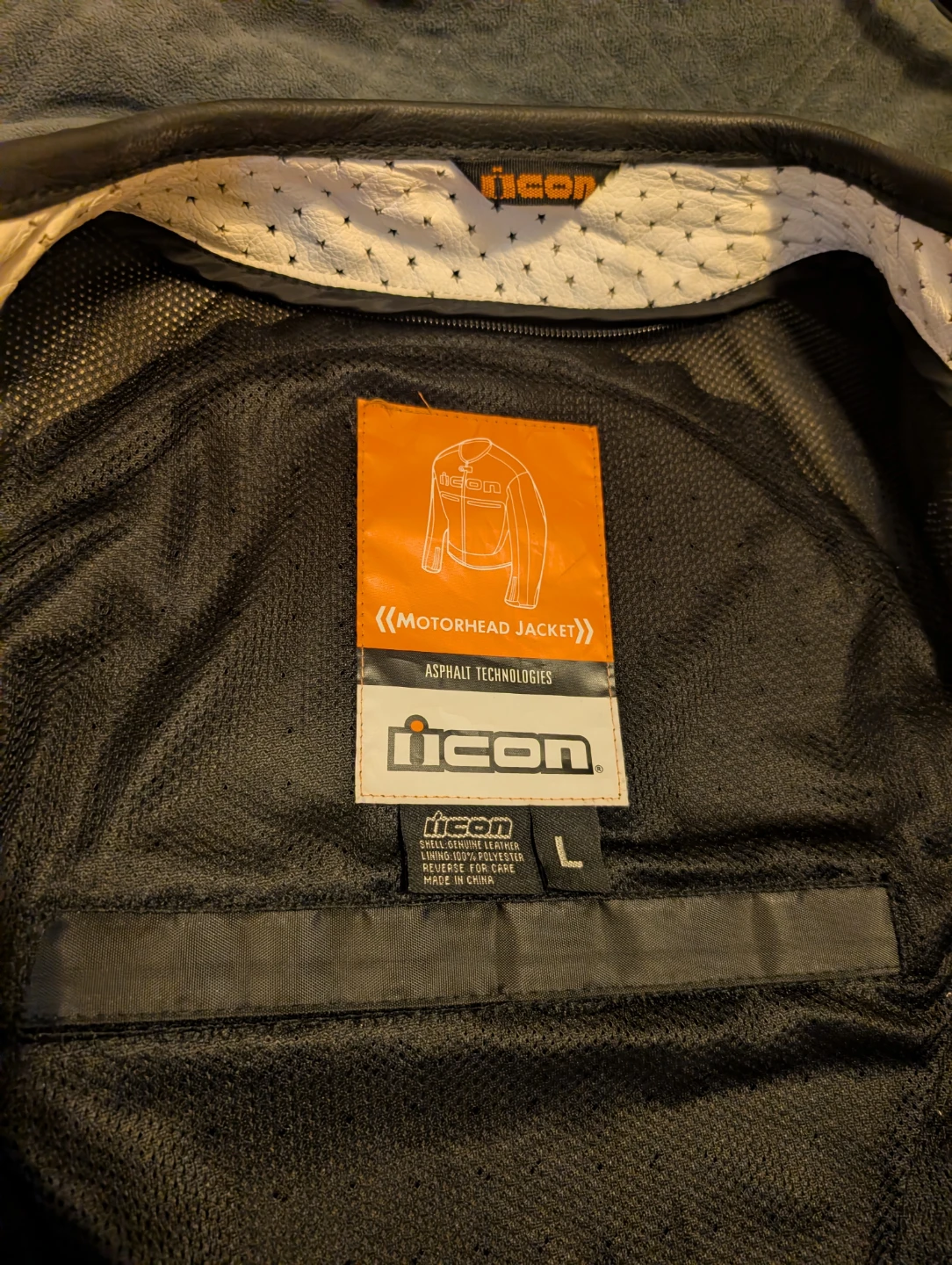 ICON Motorhead Motorcycle Jacket  Asphalt Technologies - photo 3