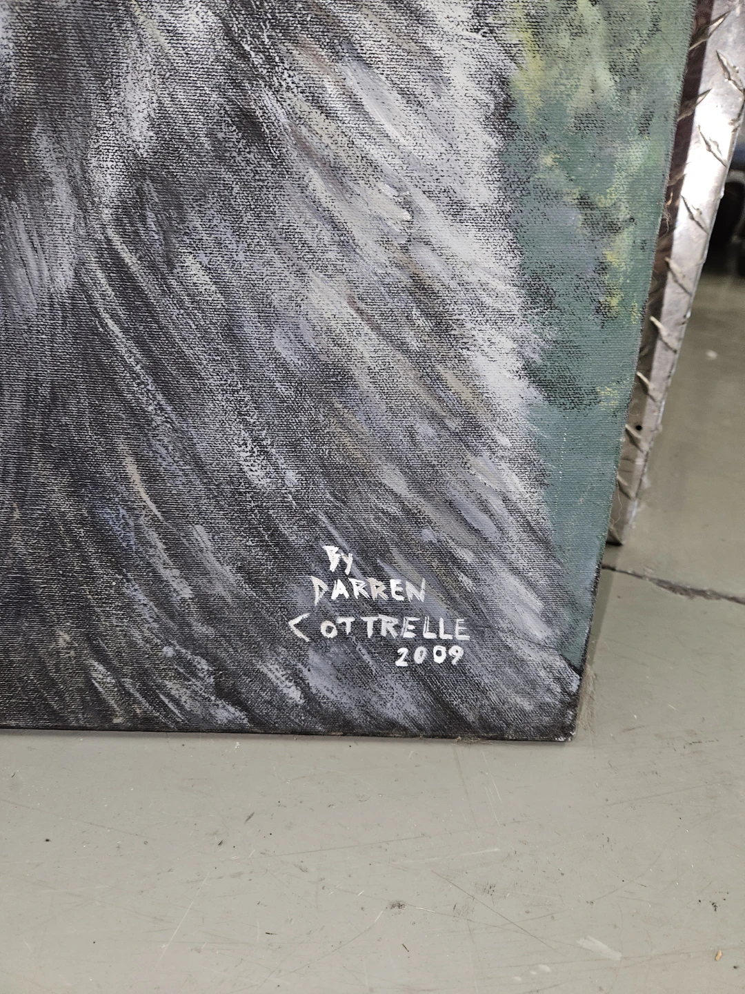 Original Oil Painting - Roaring Bear by Darren Cottrelle (2009) - photo 3
