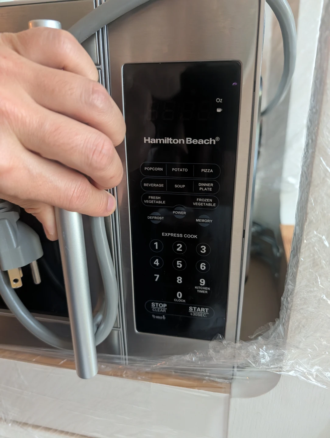Hamilton Beach Stainless Steel Microwave - photo 3