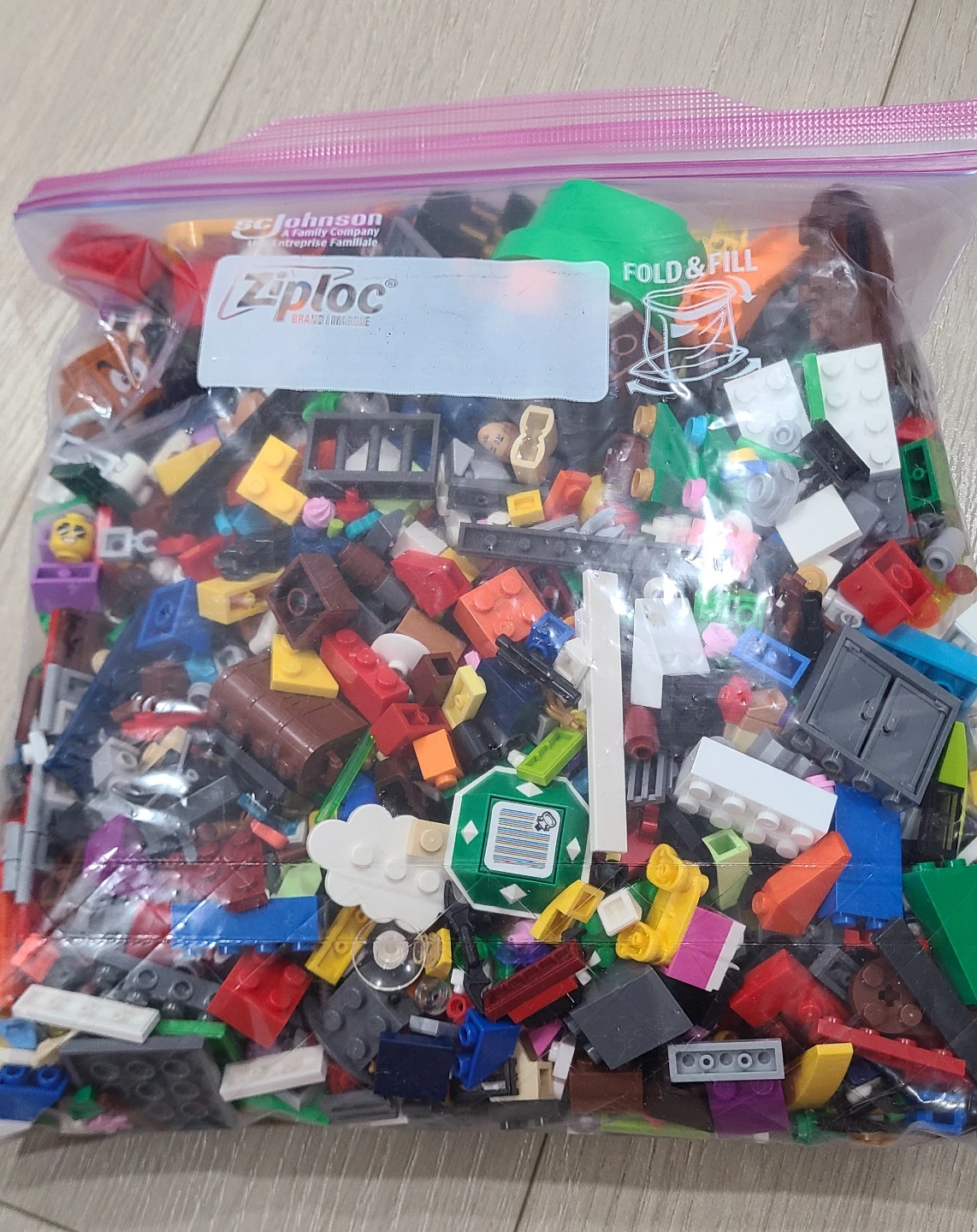 Bag of Assorted LEGO, Building Pieces,  Accessories &  Baseplate - photo 3
