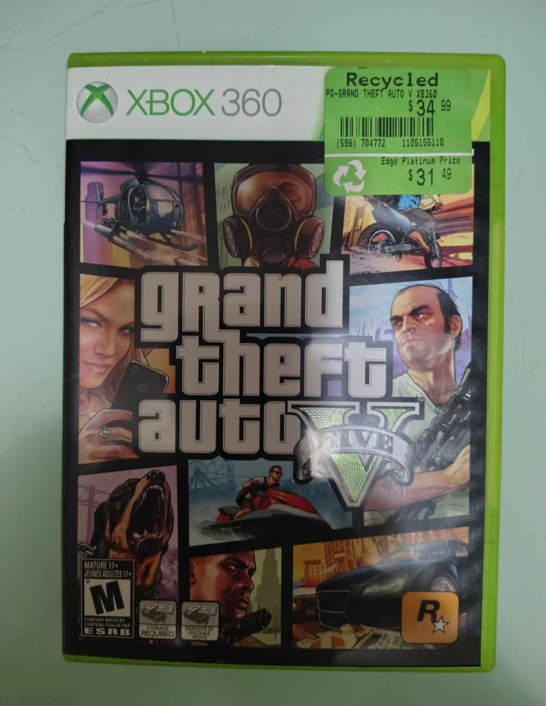 Xbox 360 Grand Theft Auto V (GTA V)
