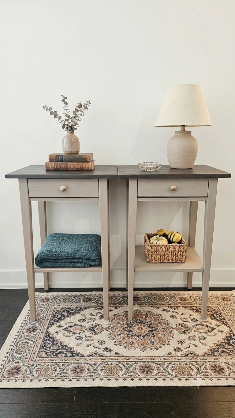 Beautiful pair of solid wood nightstands/bedside tables - photo 2
