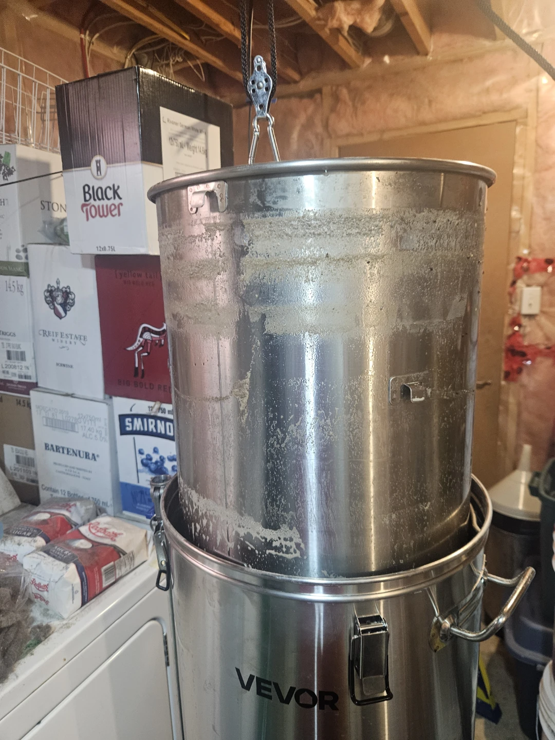 VEVOR Stainless Steel Brew Kettle 16gallon 60L 240 volt - photo 3