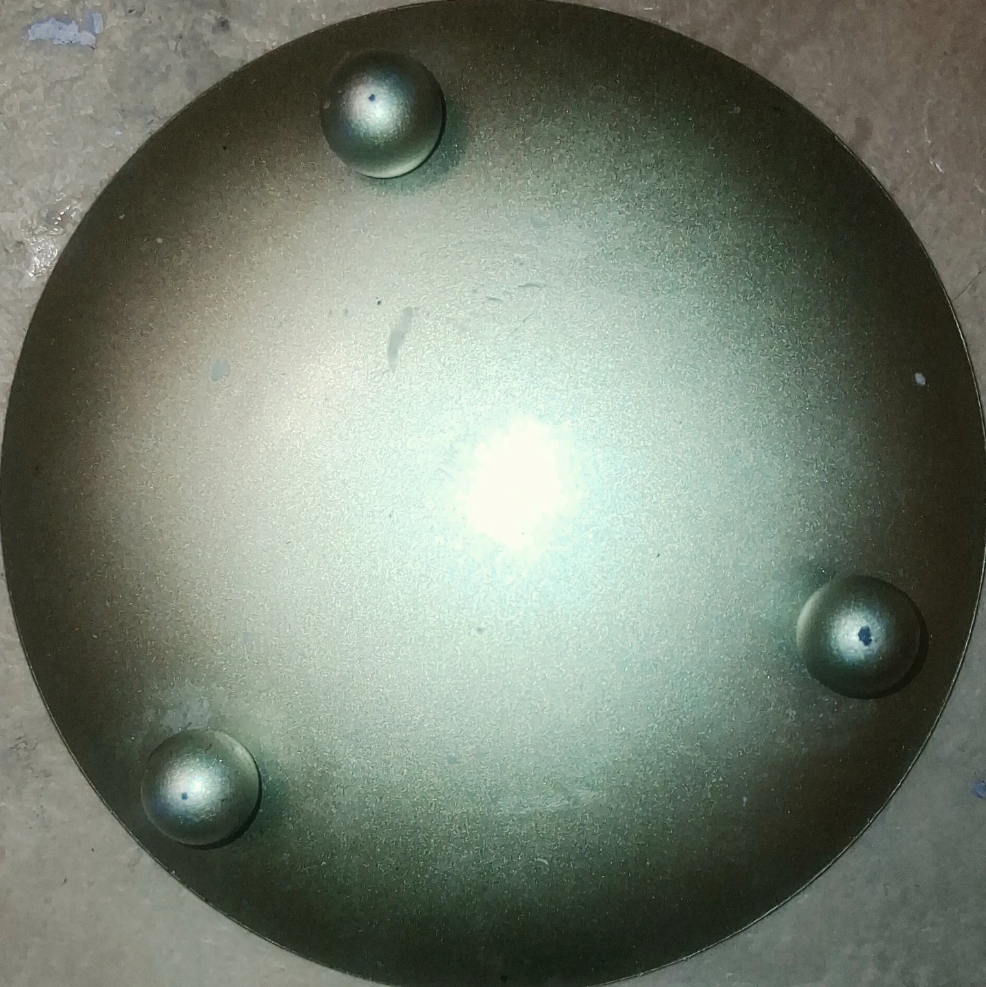 Copper Plate/Tray with Three Feet - photo 2
