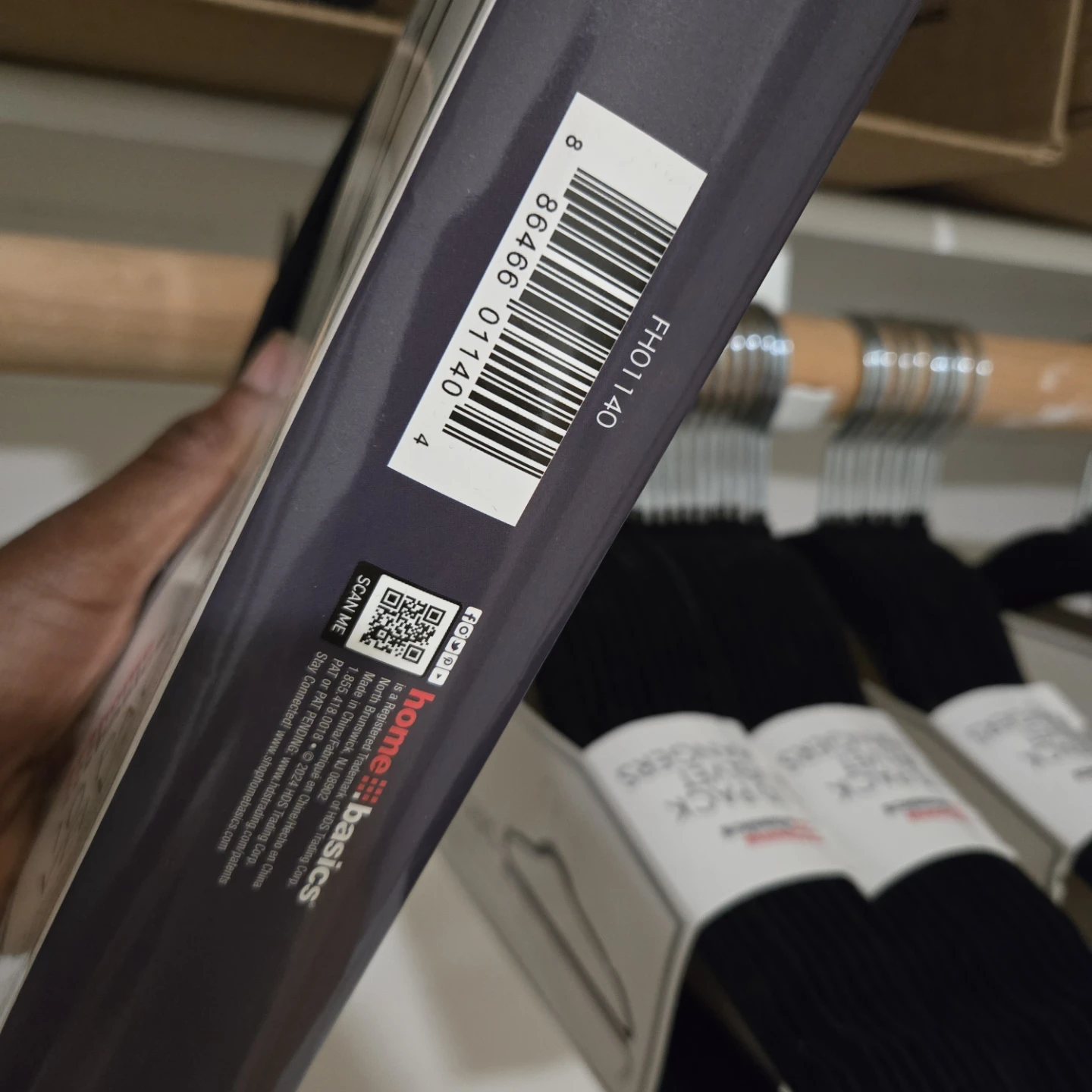 50 BRAND NEW Velvet Hangers - Black - photo 5