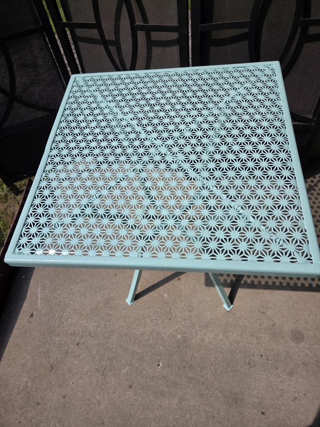 Ocean Mist Intricate Floral 3pc Bistro Set - photo 4