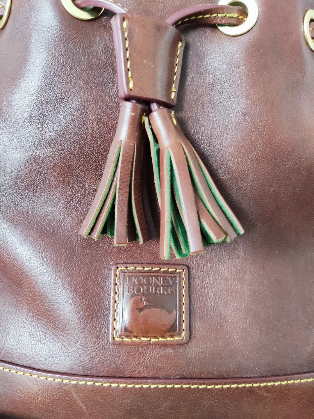 Dooney & Bourke Brown Leather Bucket Bag - photo 2