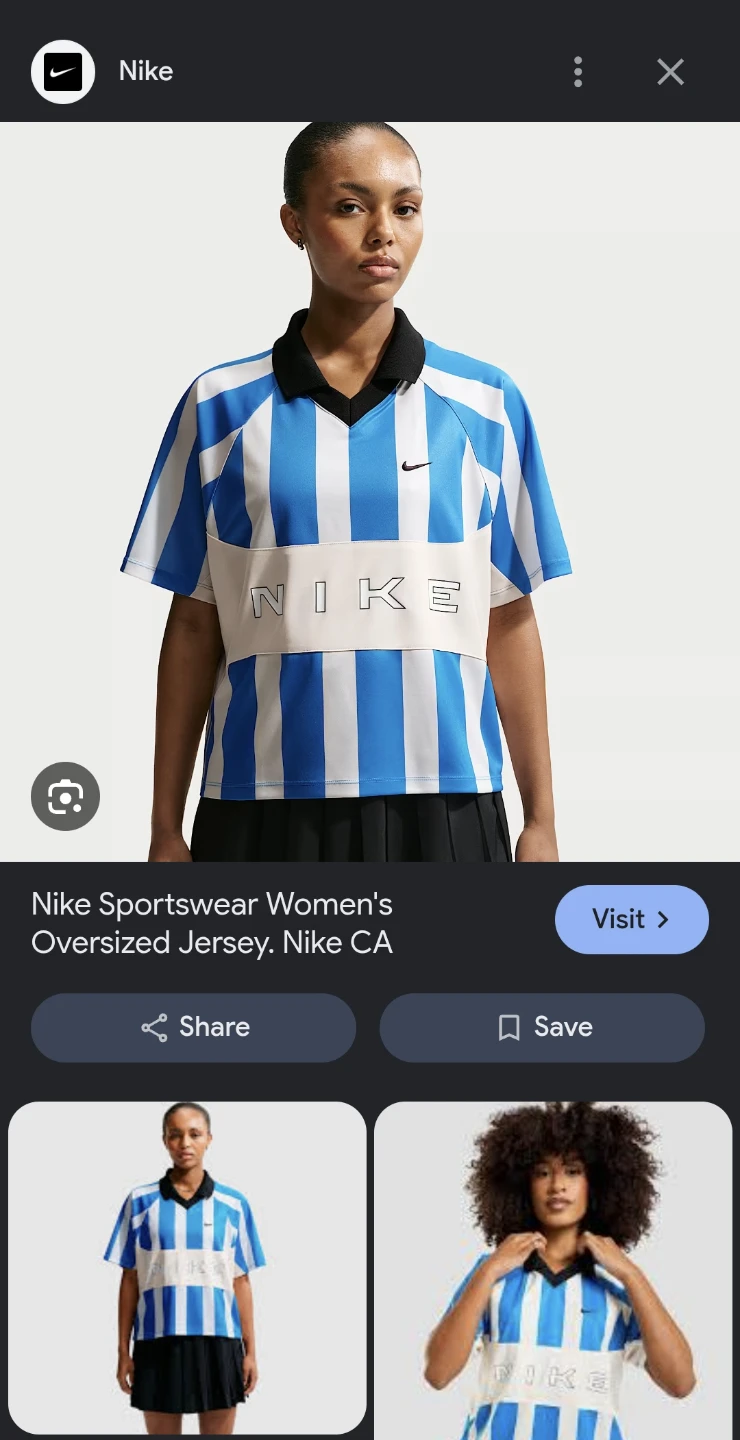 Nike Soccer Jersey M , crop - photo 3