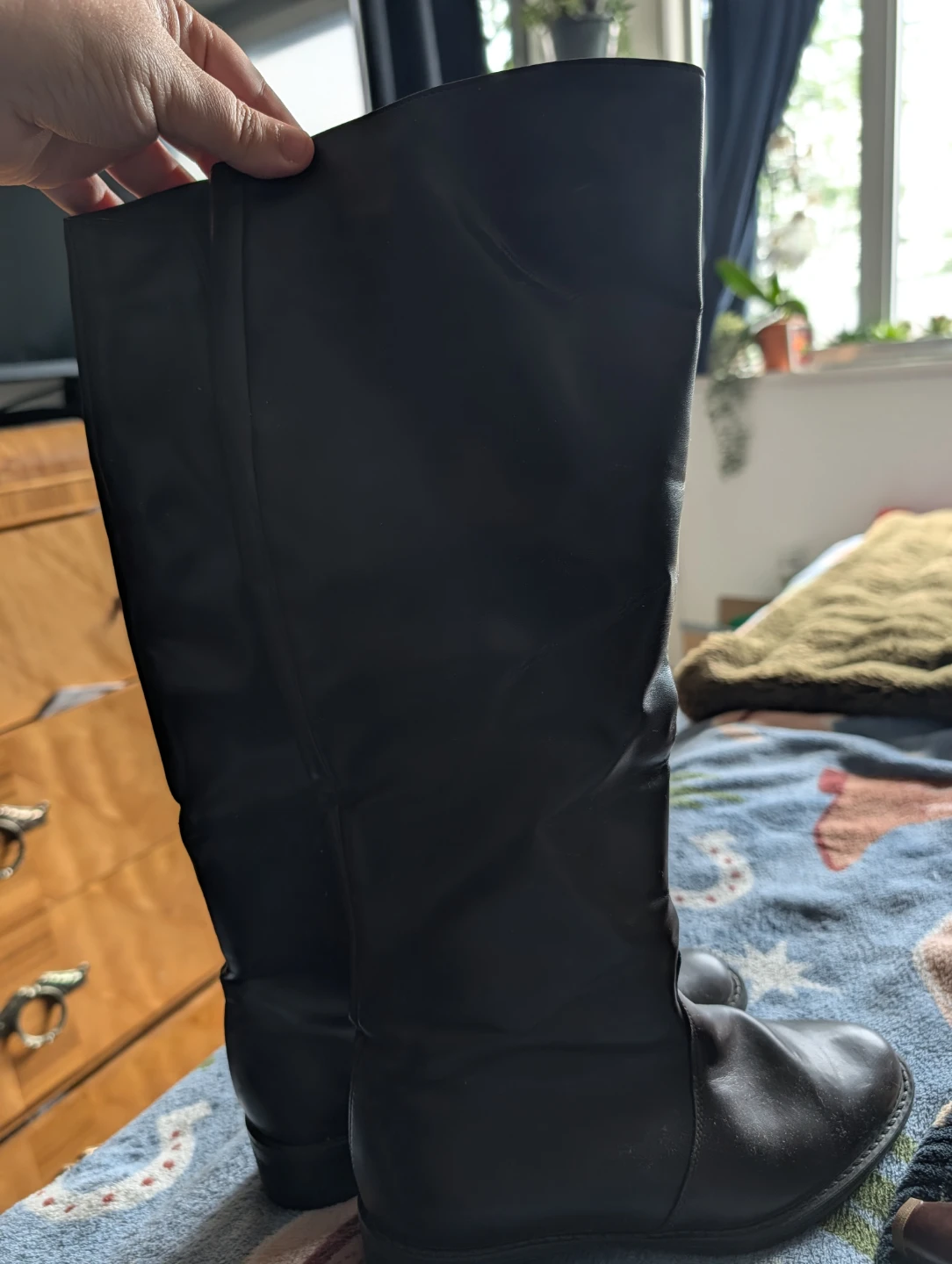 Brown Leather Knee-High Boots - photo 2