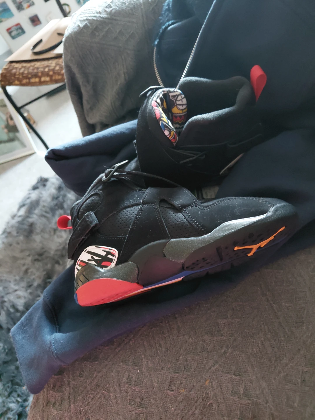 Air Jordan VIII Retro "Playoffs" Black Red - photo 2