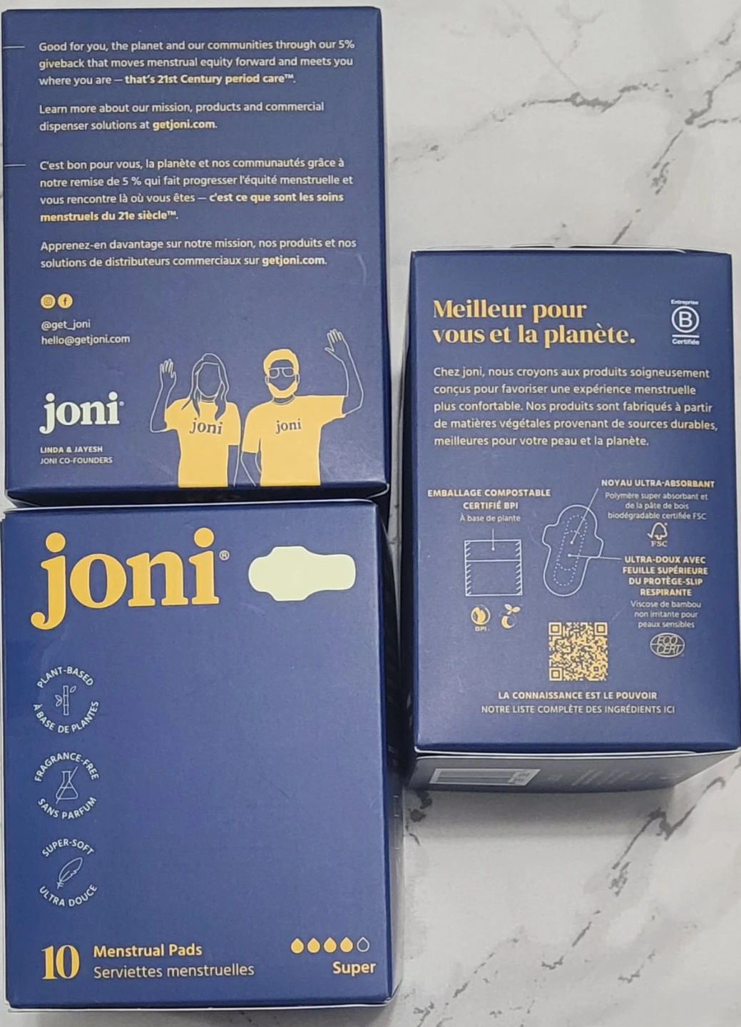 Joni 10 Super Menstrual Pads