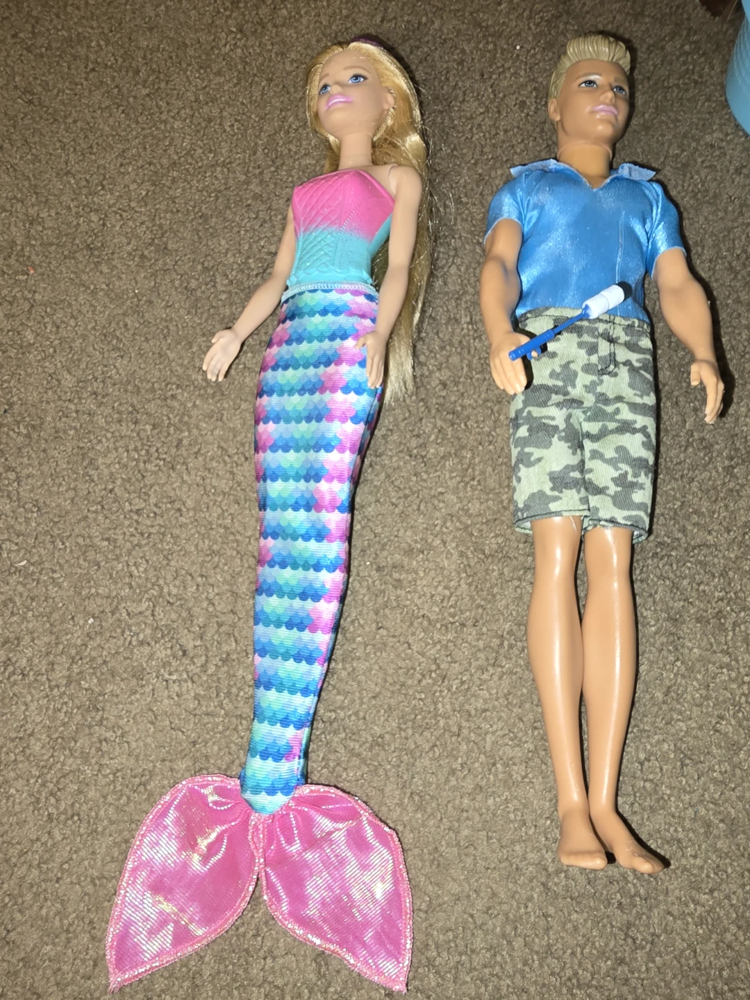 Barbie and Ken Doll Set with Pool and Accessories