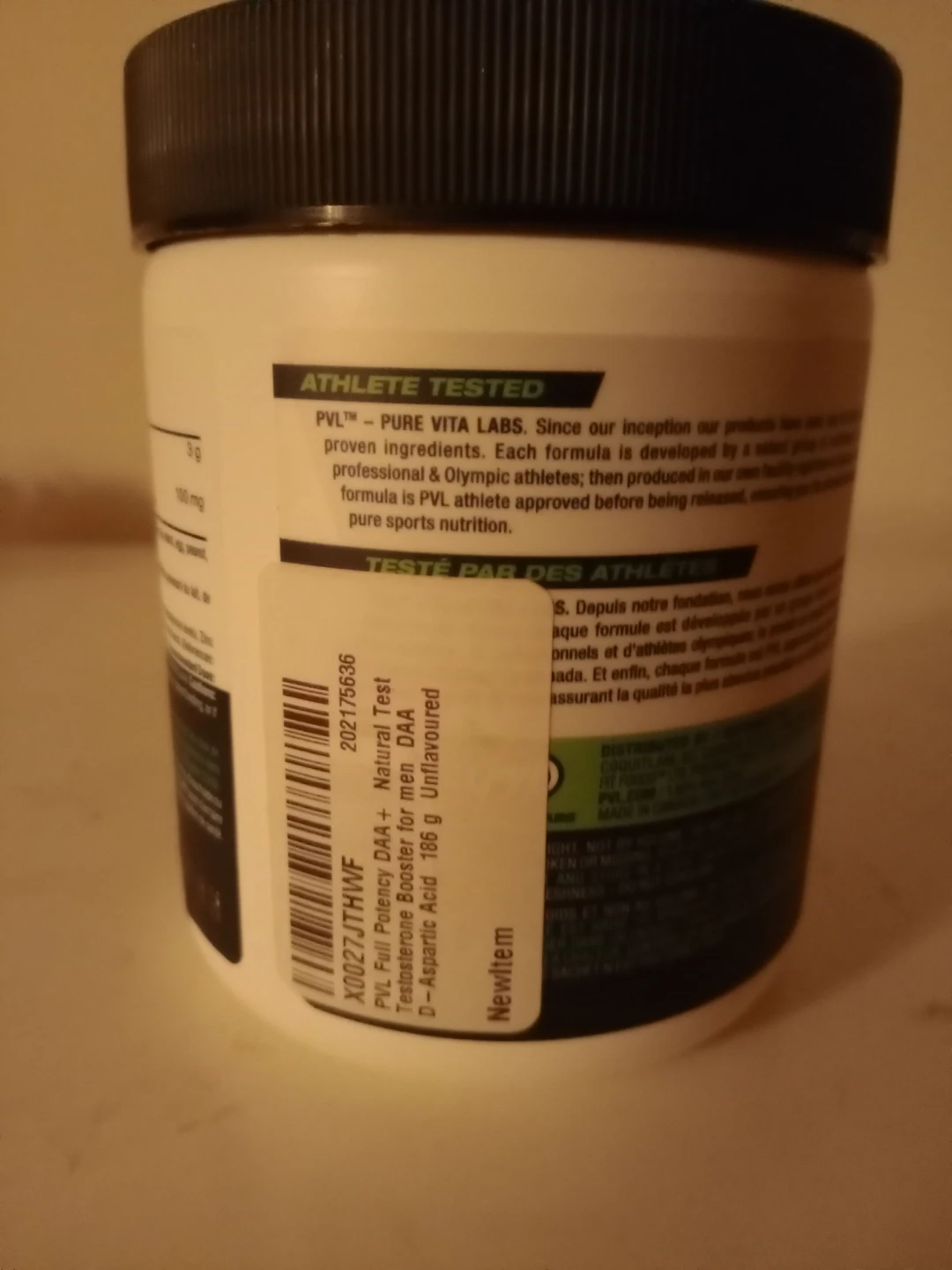 PVL Full potency DAA+ with Natural Testosterone Support 185g - photo 3