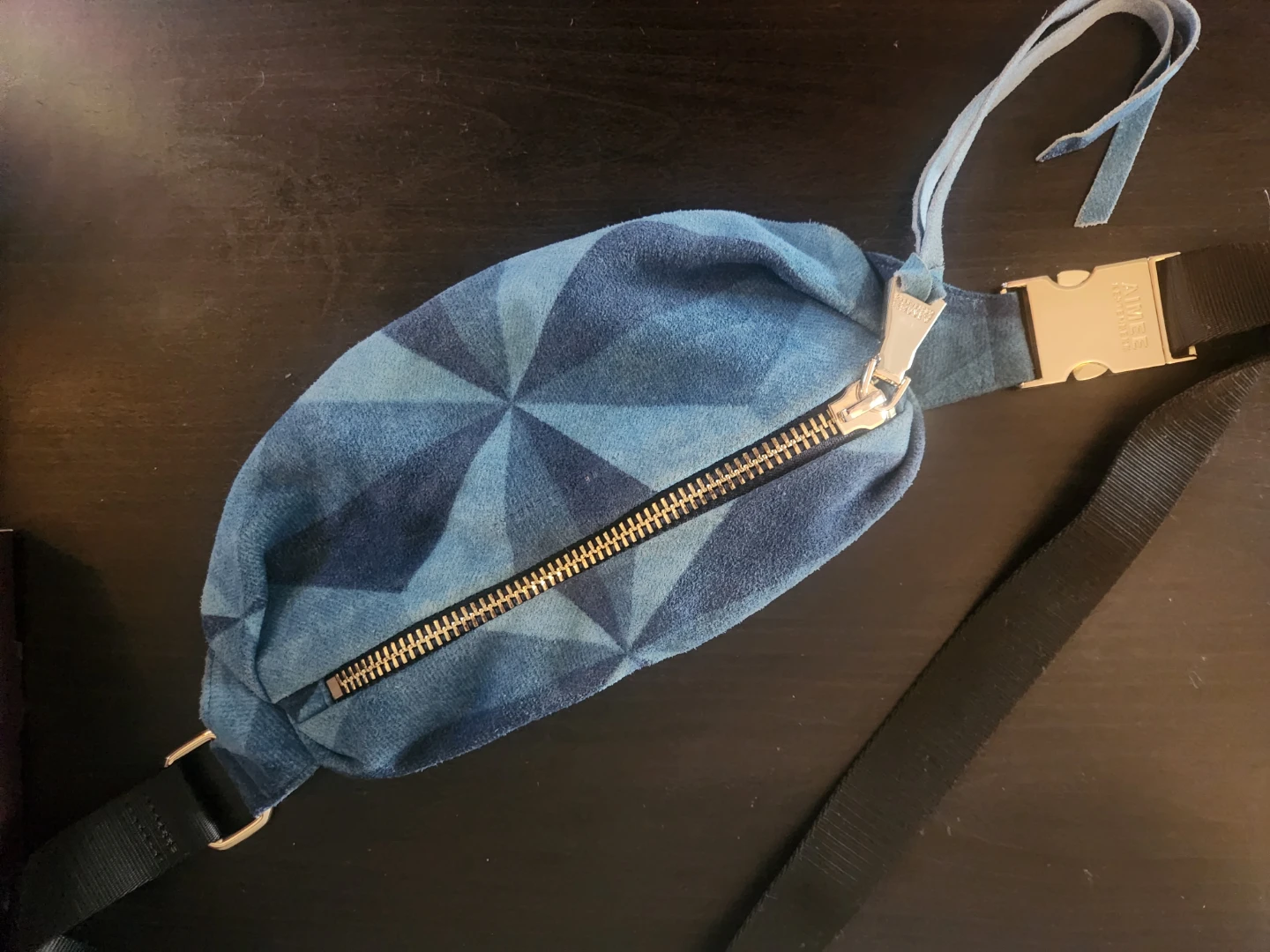 Aimee Kestenberg Blue Denim Belt Bag