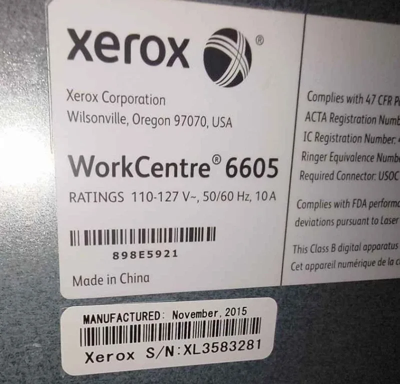 Xerox WorkCentre 6605 Multifunction Printer - photo 2