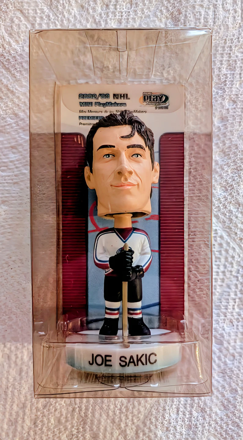 Upper Deck Mini Playmakers Joe Sakic Bobblehead