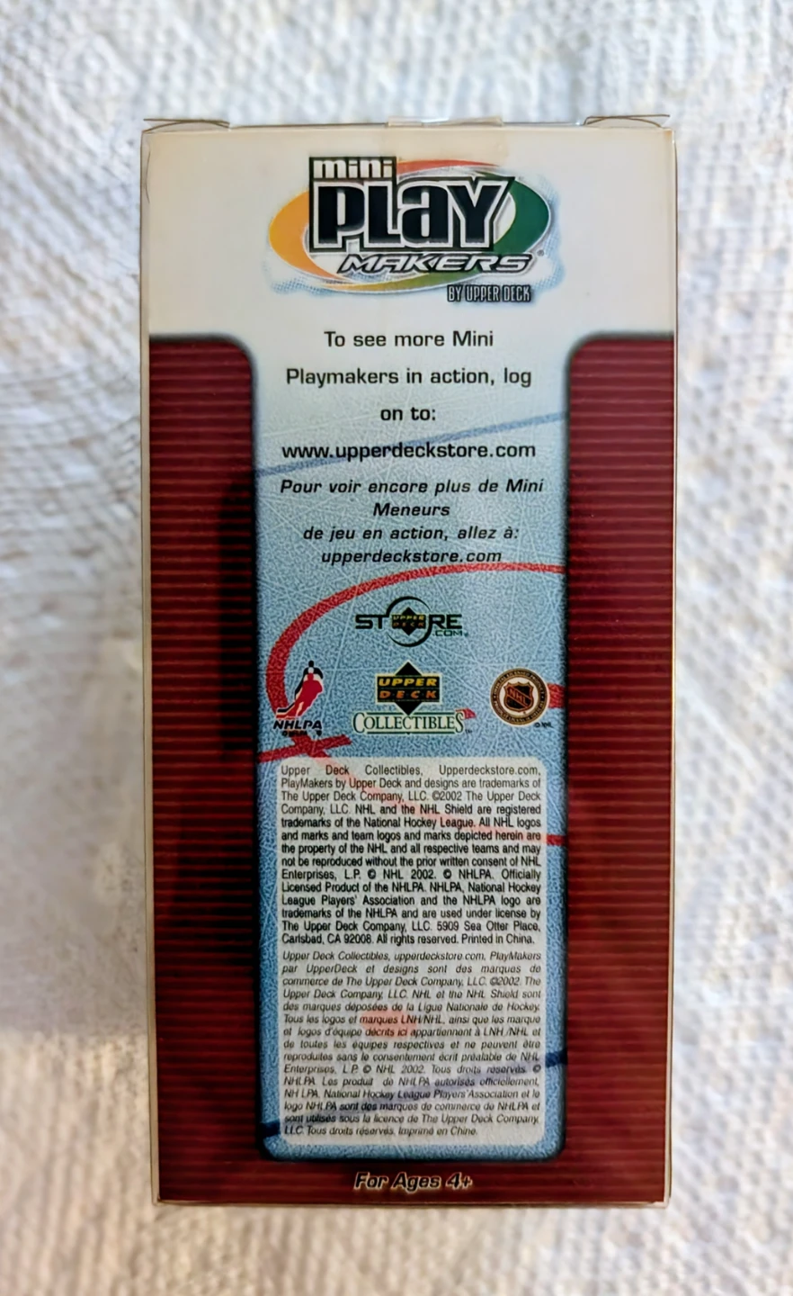Upper Deck Mini Playmakers Joe Sakic Bobblehead - photo 3