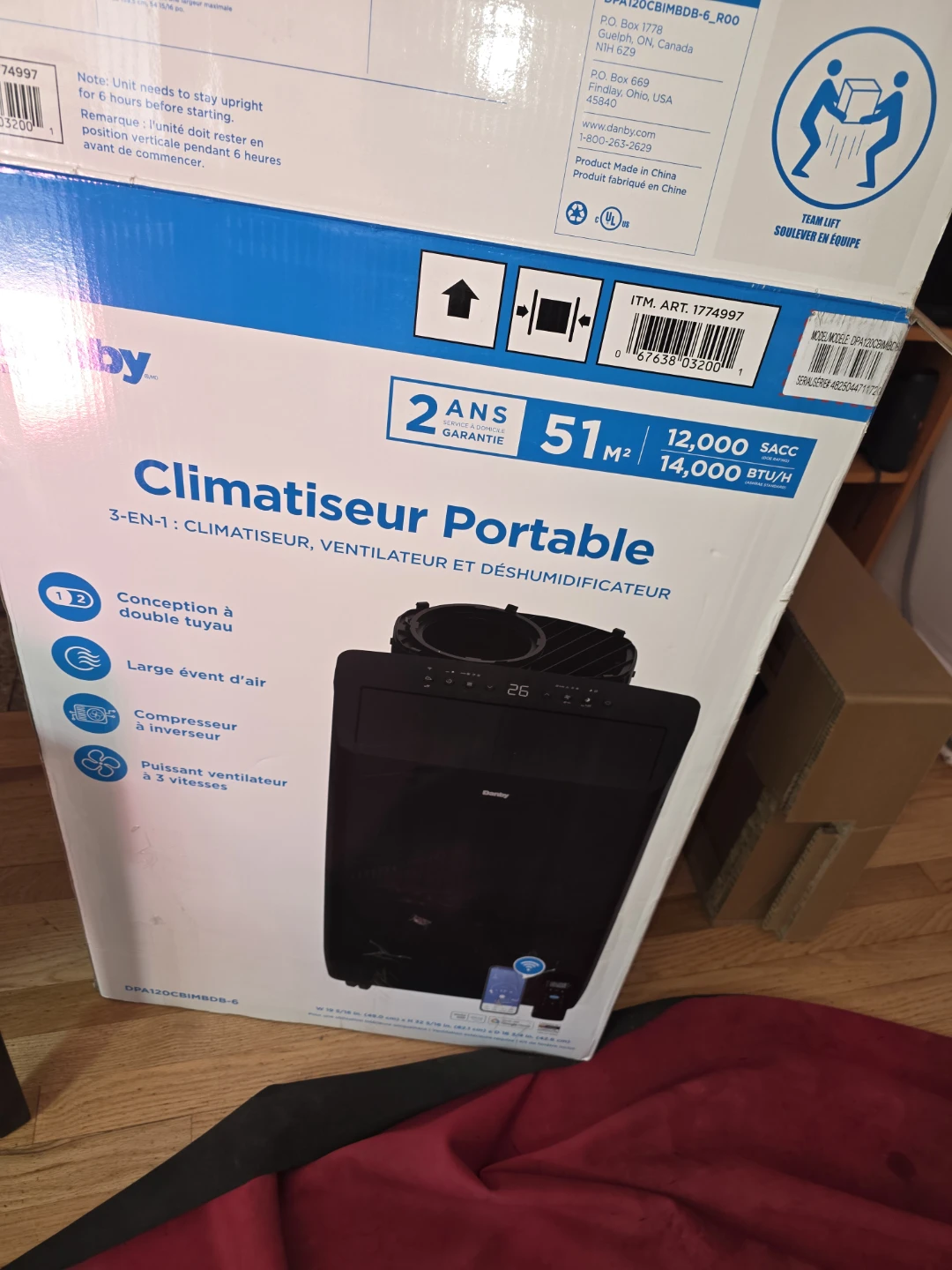 Danby 3-in-1 Portable Air Conditioner