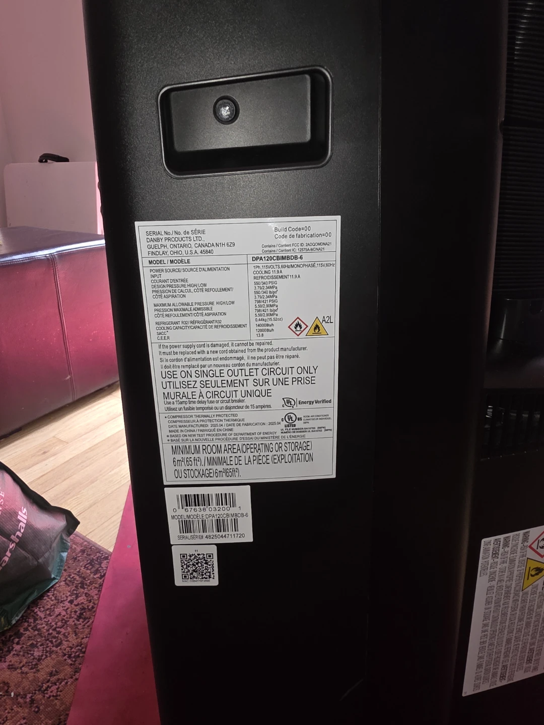 Danby 3-in-1 Portable Air Conditioner - photo 2