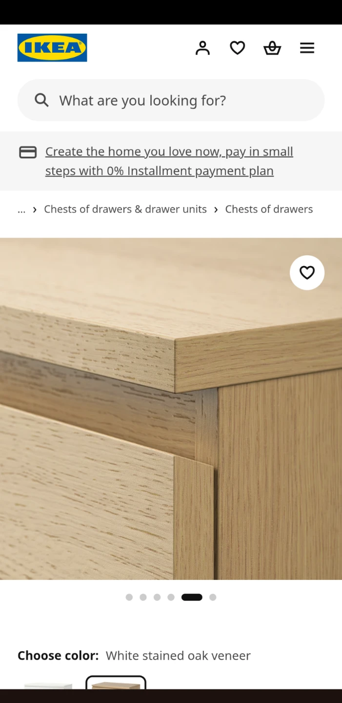 IKEA MALM 3-drawer chest - photo 5