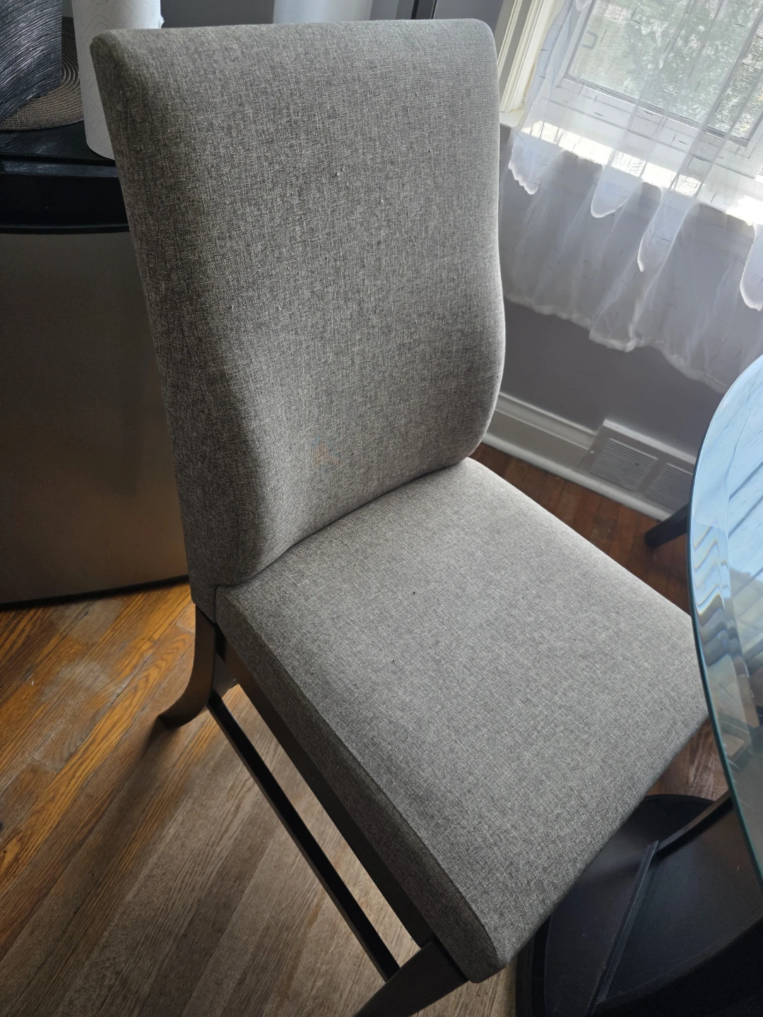 Glass Dining Table with 4 Chairs - photo 4