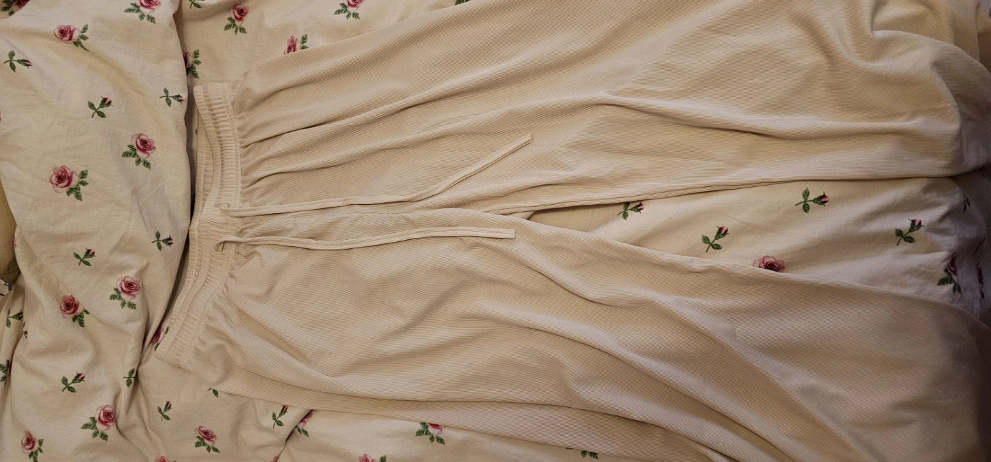 Light Beige Corduroy Pants