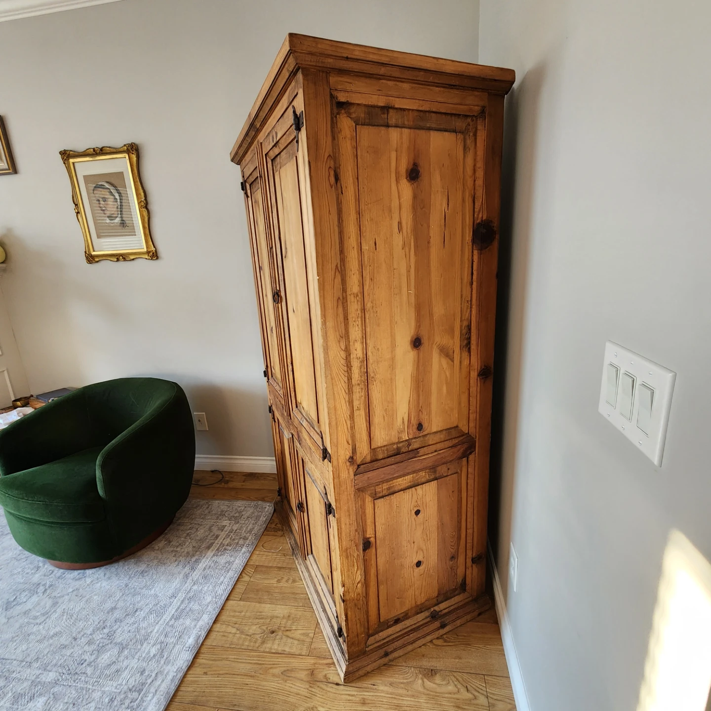 Rustic Pine Armoire - photo 2