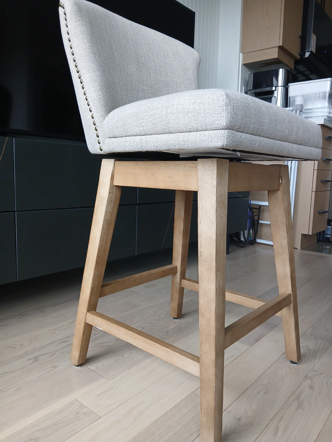 Bar Stool - Upholstered Swivel Seat - photo 3