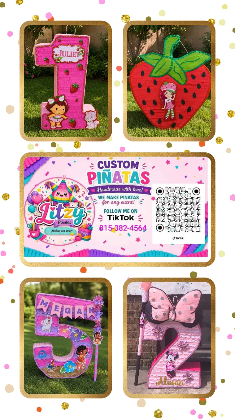 Custom Number Piñata