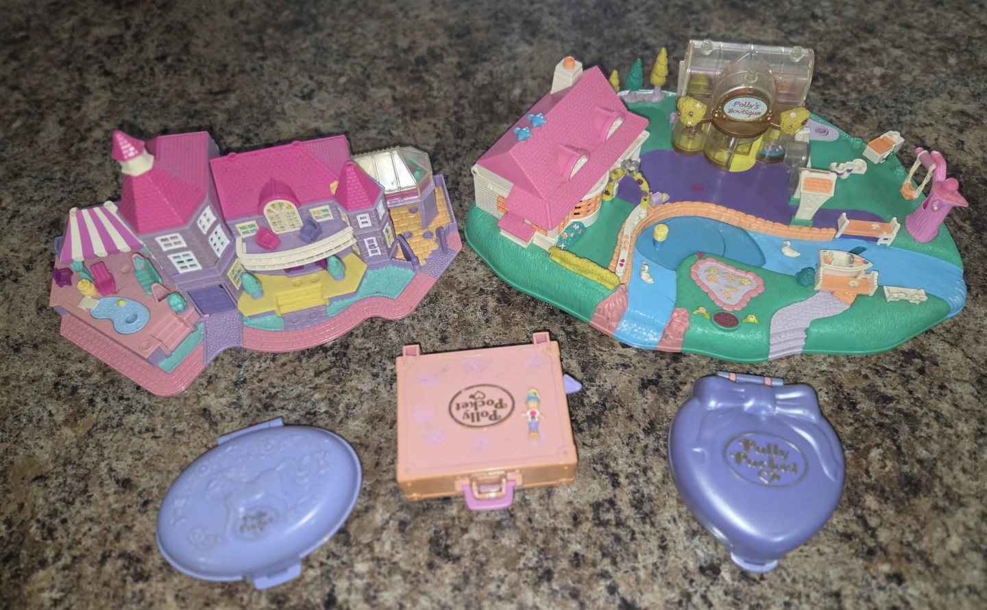 Polly pocket vintage toy lot with figure - photo 3