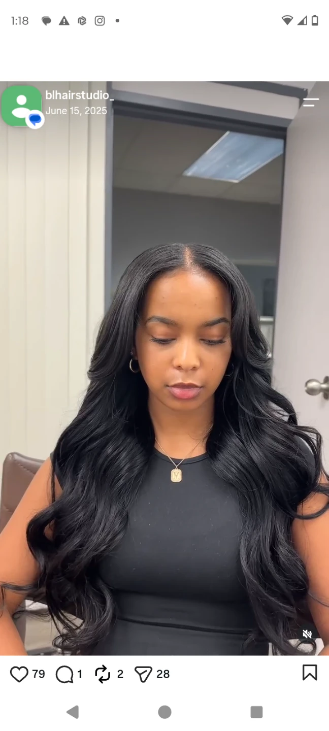 Wavy Hair Extensions and Color