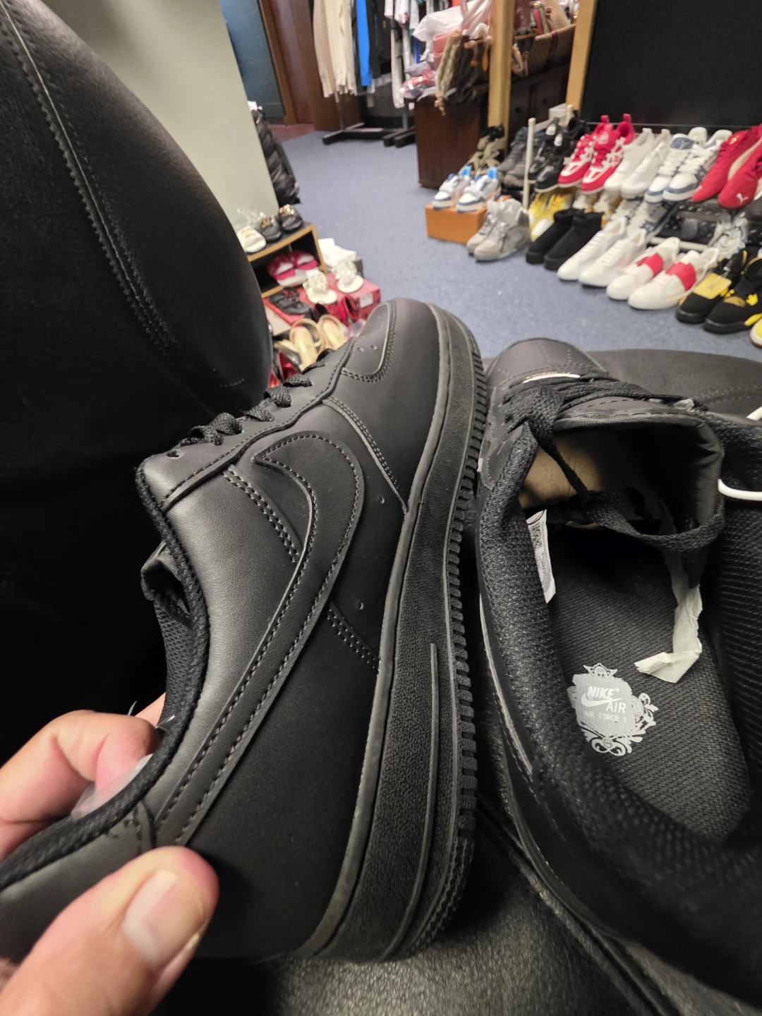 Nike Air Force 1 Low Black Men's Shoes - photo 5