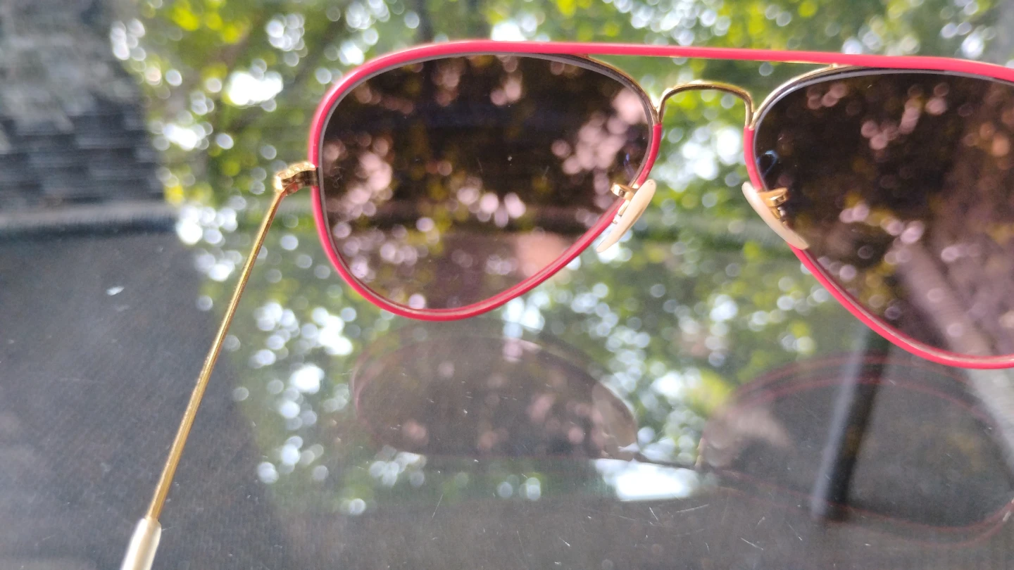 Ray-Ban Aviator Full Color Sunglasses Pink - photo 3