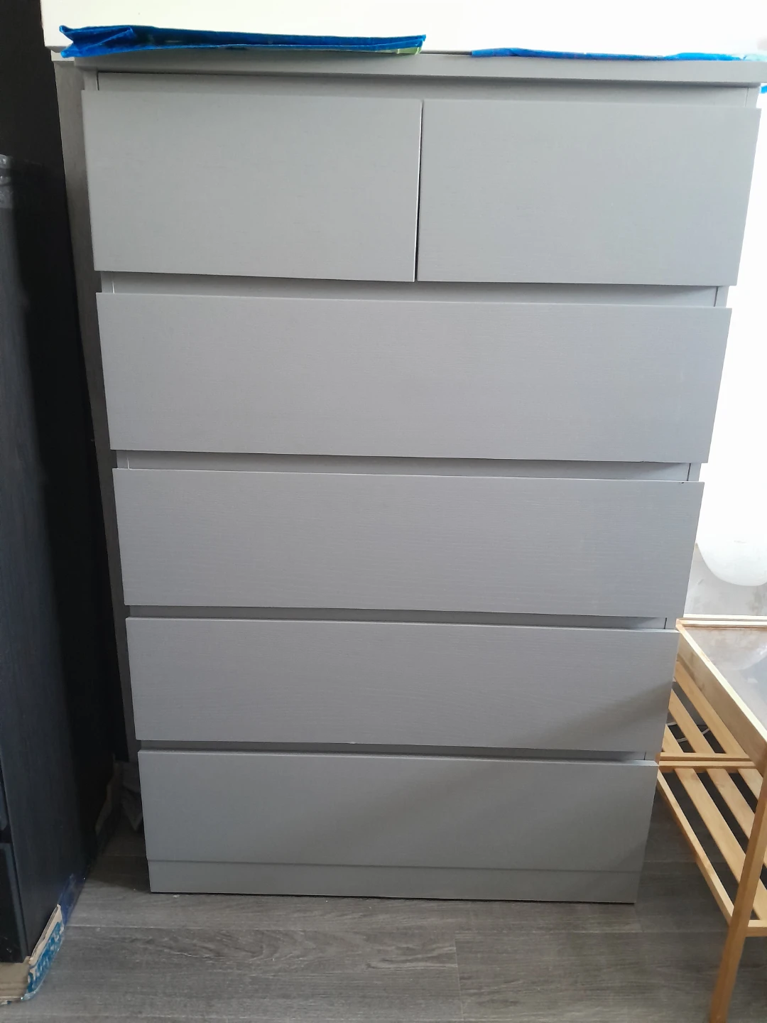 Grey 6-Drawer Dresser
