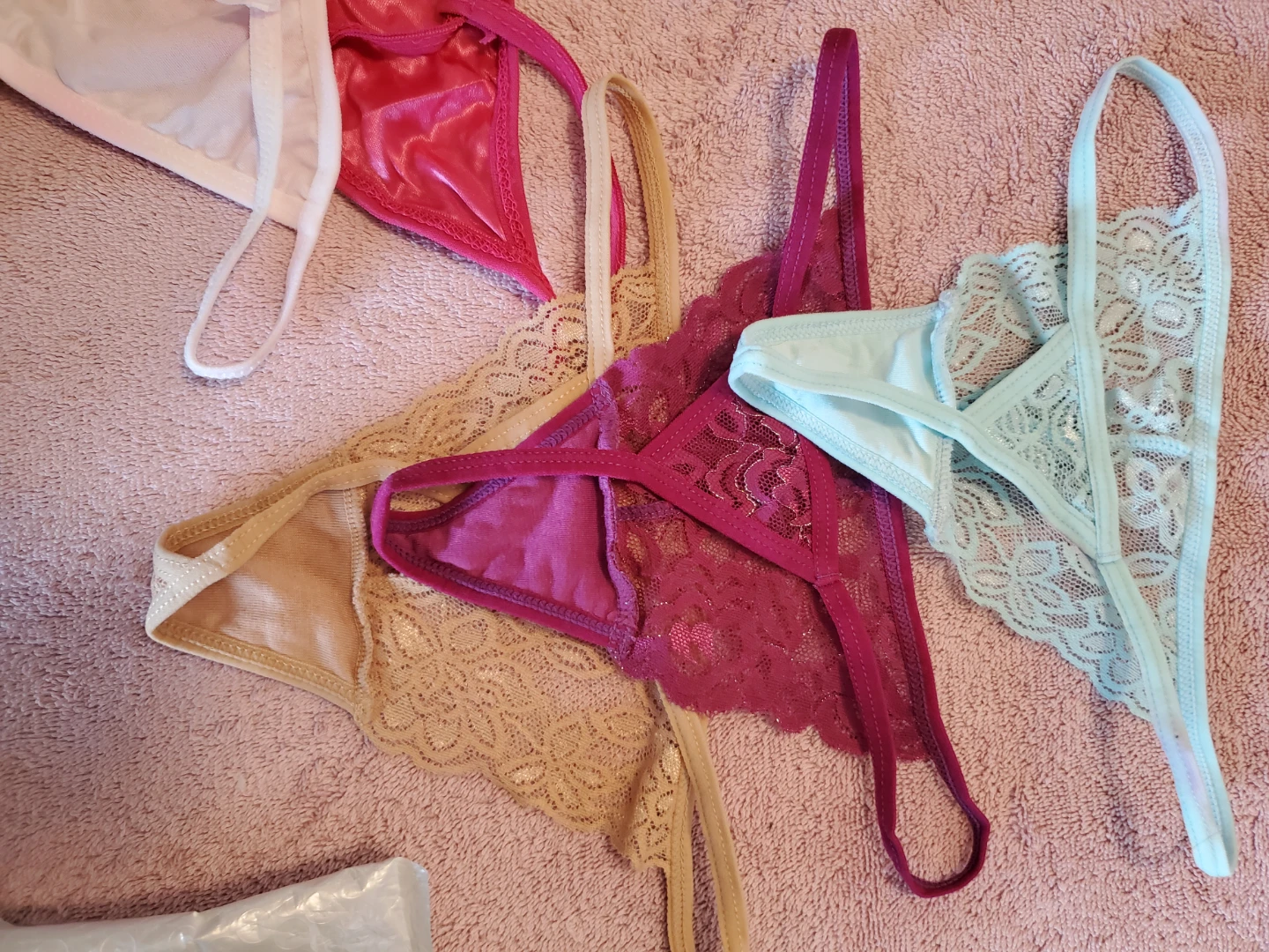 Assorted 8 Pair Women's Thong Underwear Set...New - photo 3