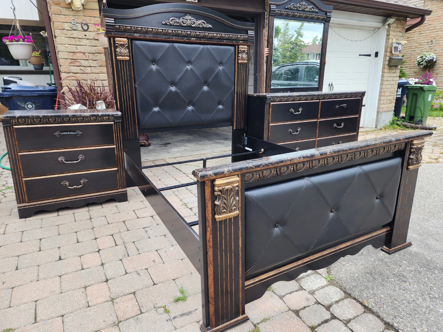 Luxury queen furniture set - photo 3