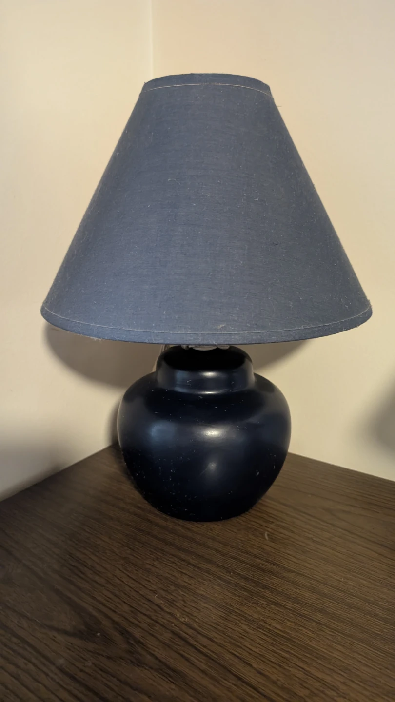 Dark Blue Table Lamp