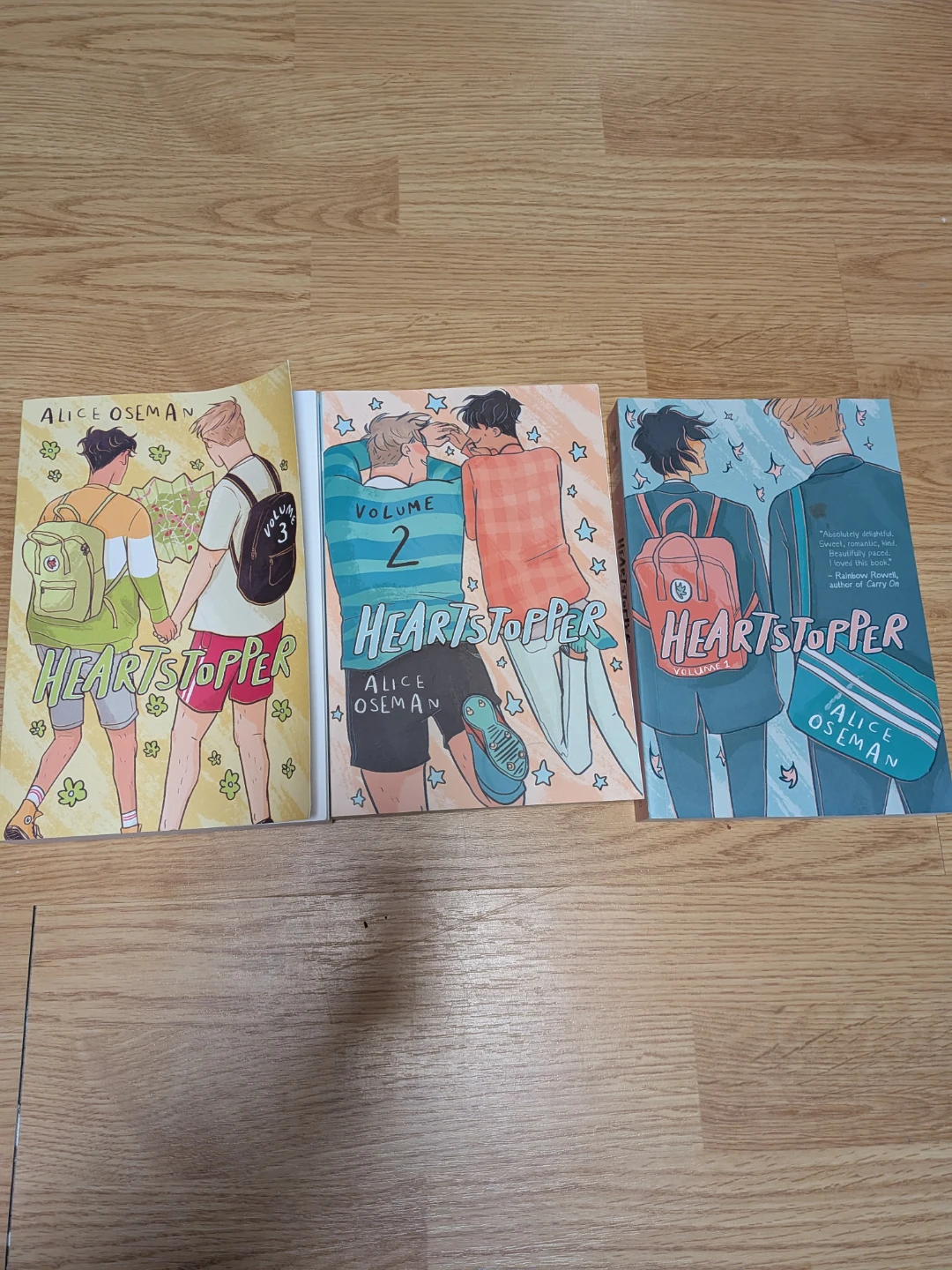 Heartstopper books 1 2 3