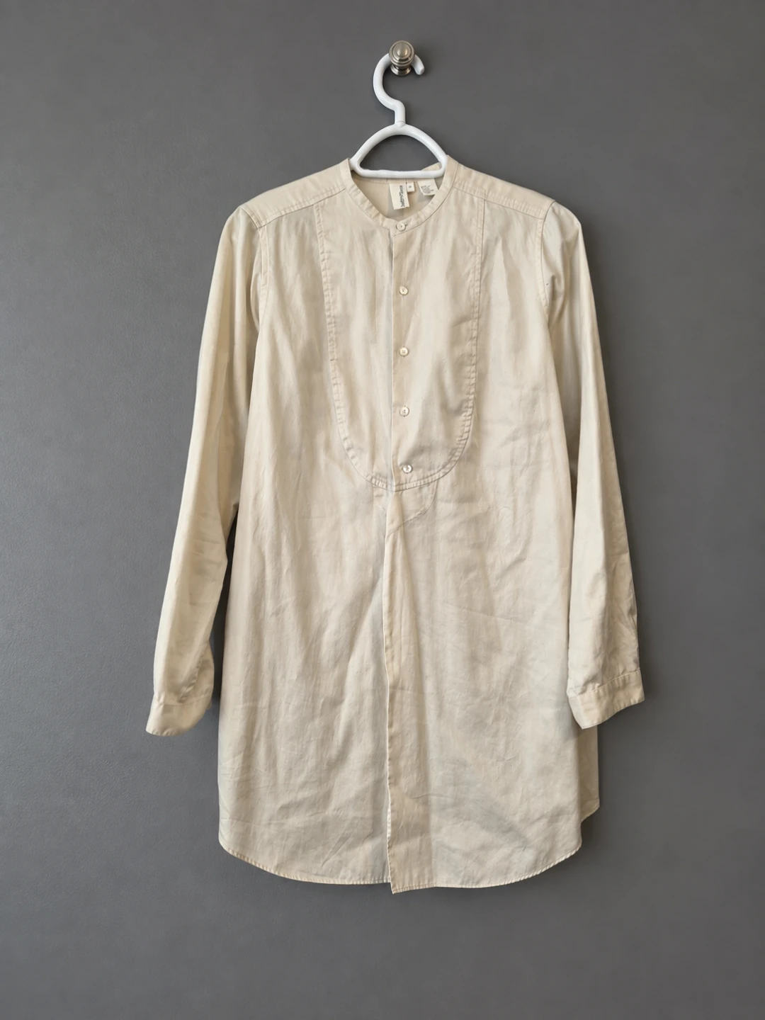 Vintage Pure DKNY 100% Cotton Tunic - Cream Blouse