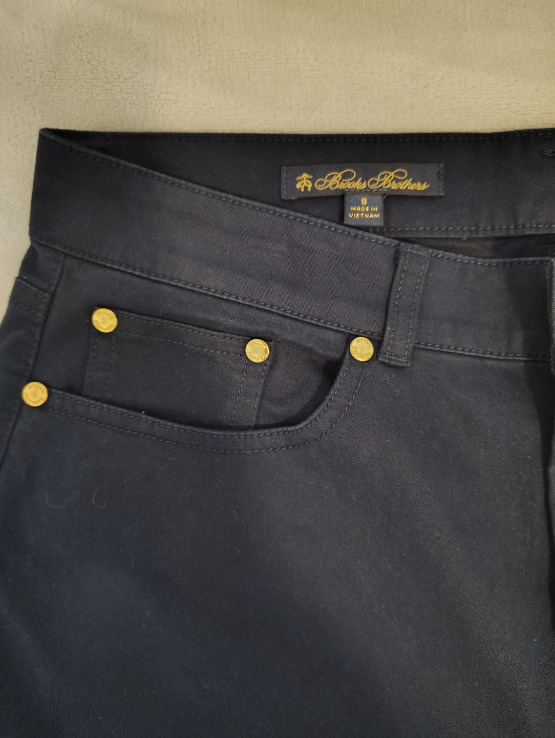 🆕Brooks Brothers Women’s Dark Blue Pants – Size 8