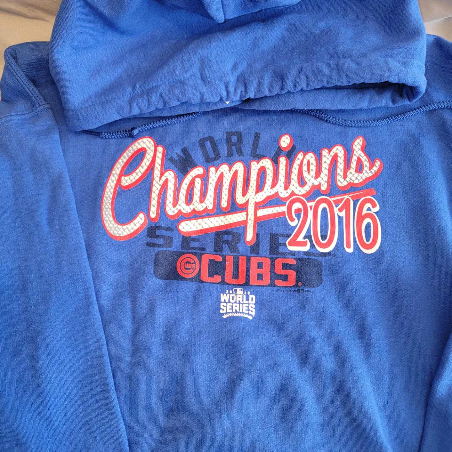 Chicago Cubs 2016 World Series Champions Hoodie - photo 2