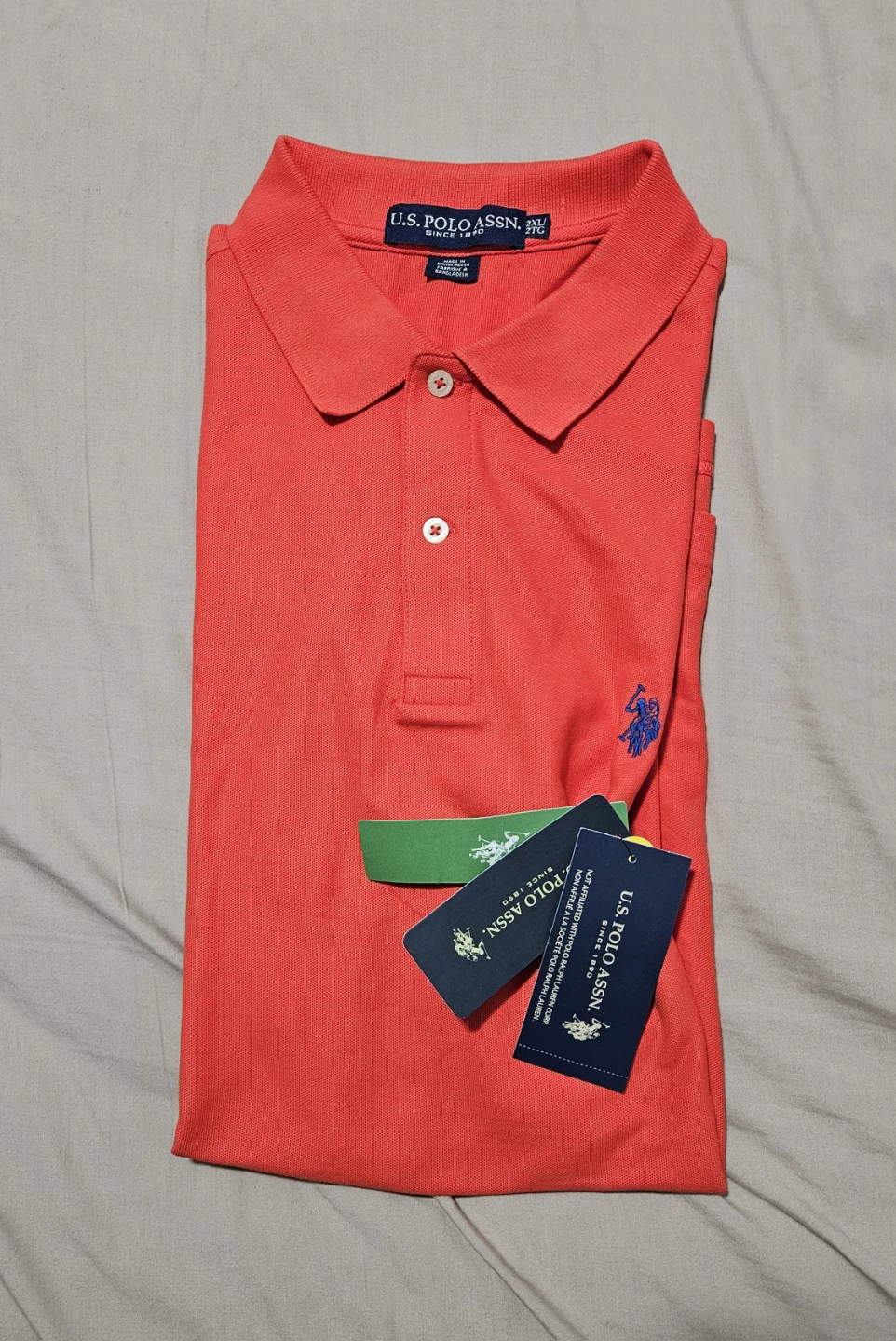 U.S. Polo Assn. Men's Polo Shirt - Red