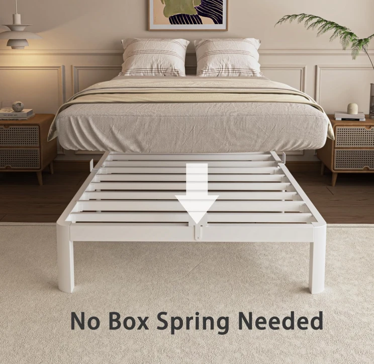 White 10 Inch Twin Bed Frame - photo 4