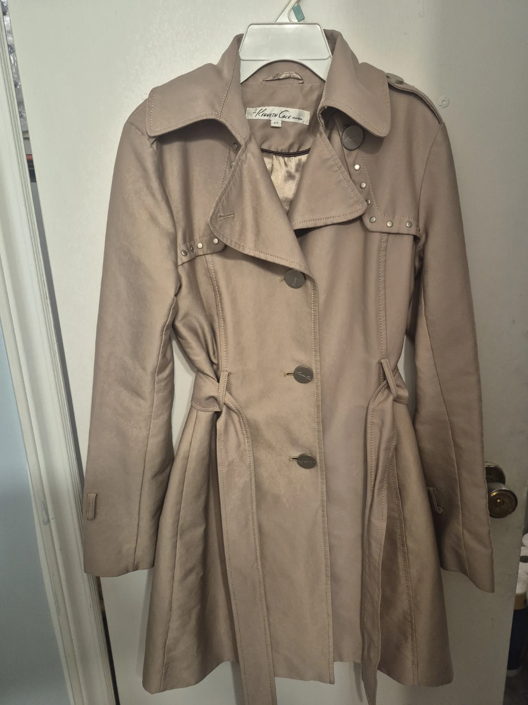 Kenneth Cole New York Trench Coat - Size S/P