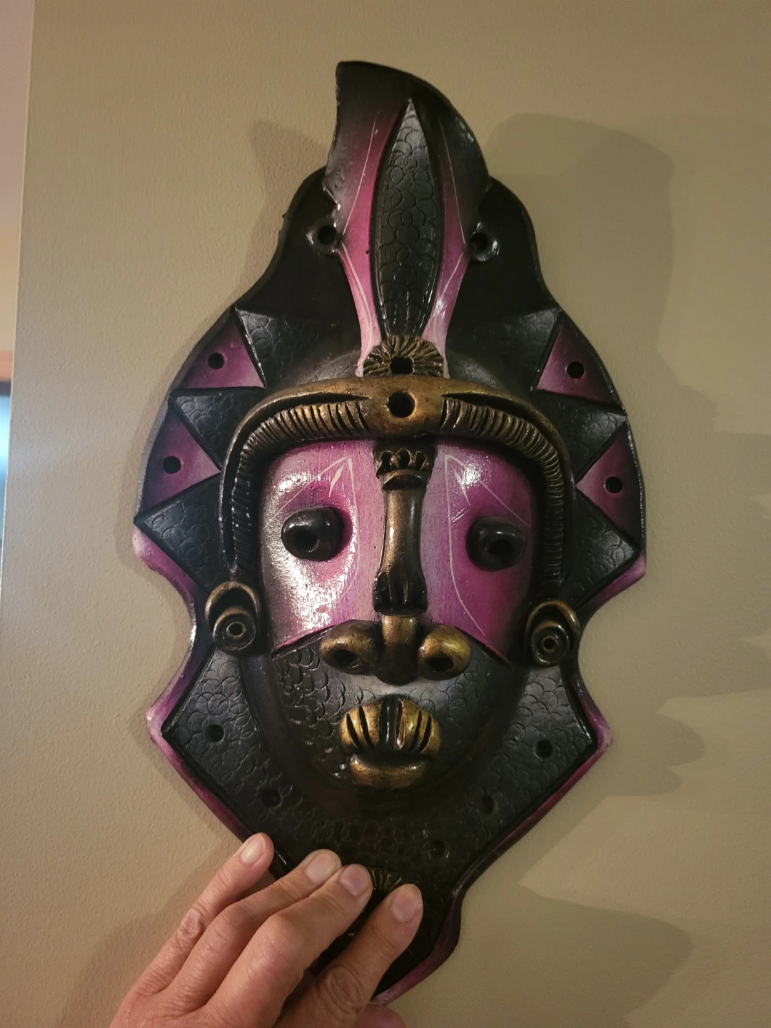 Decorative Tribal Mask Wall Art
