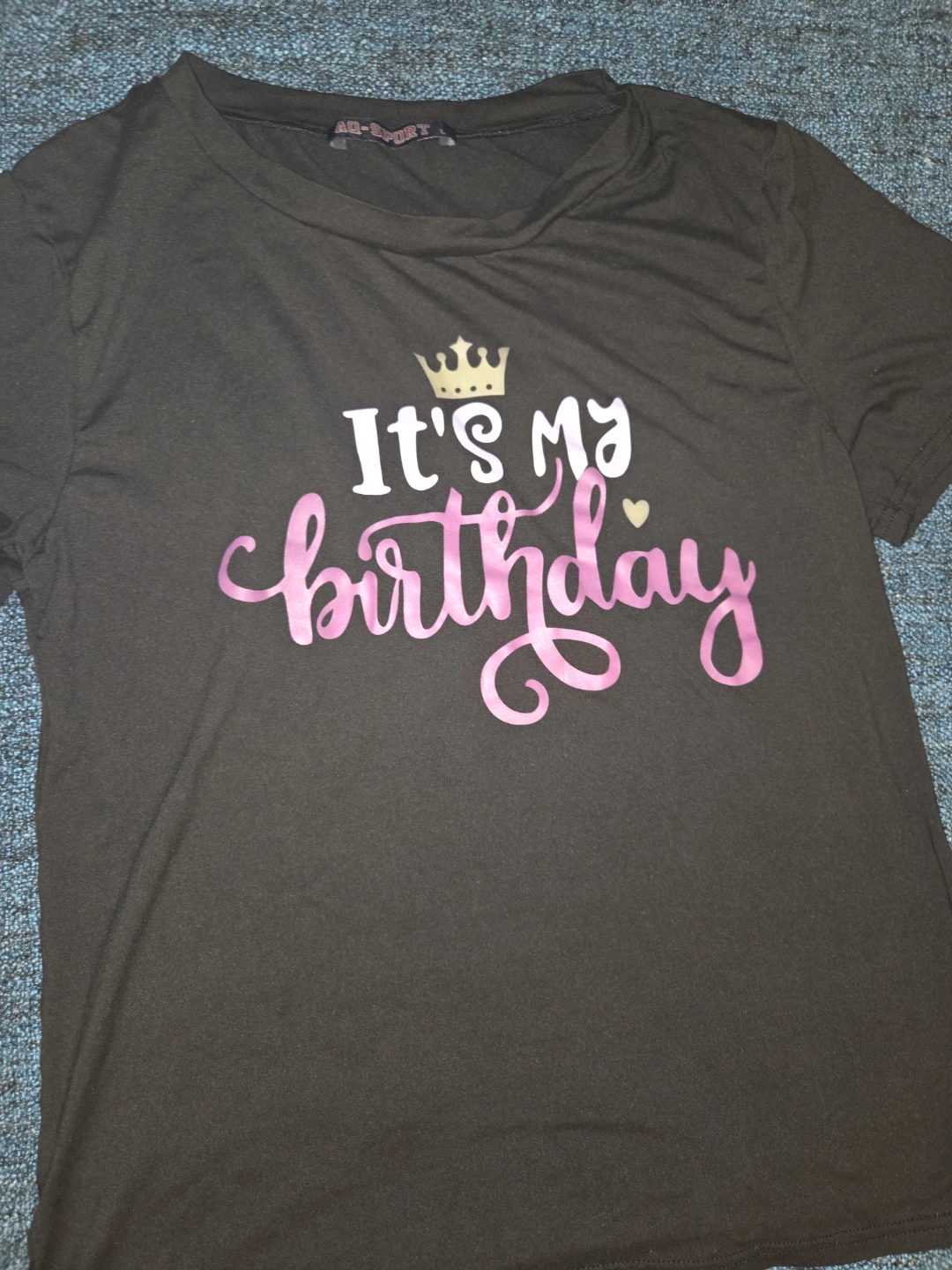 AQ-SPORT "It's My Birthday" T-Shirt