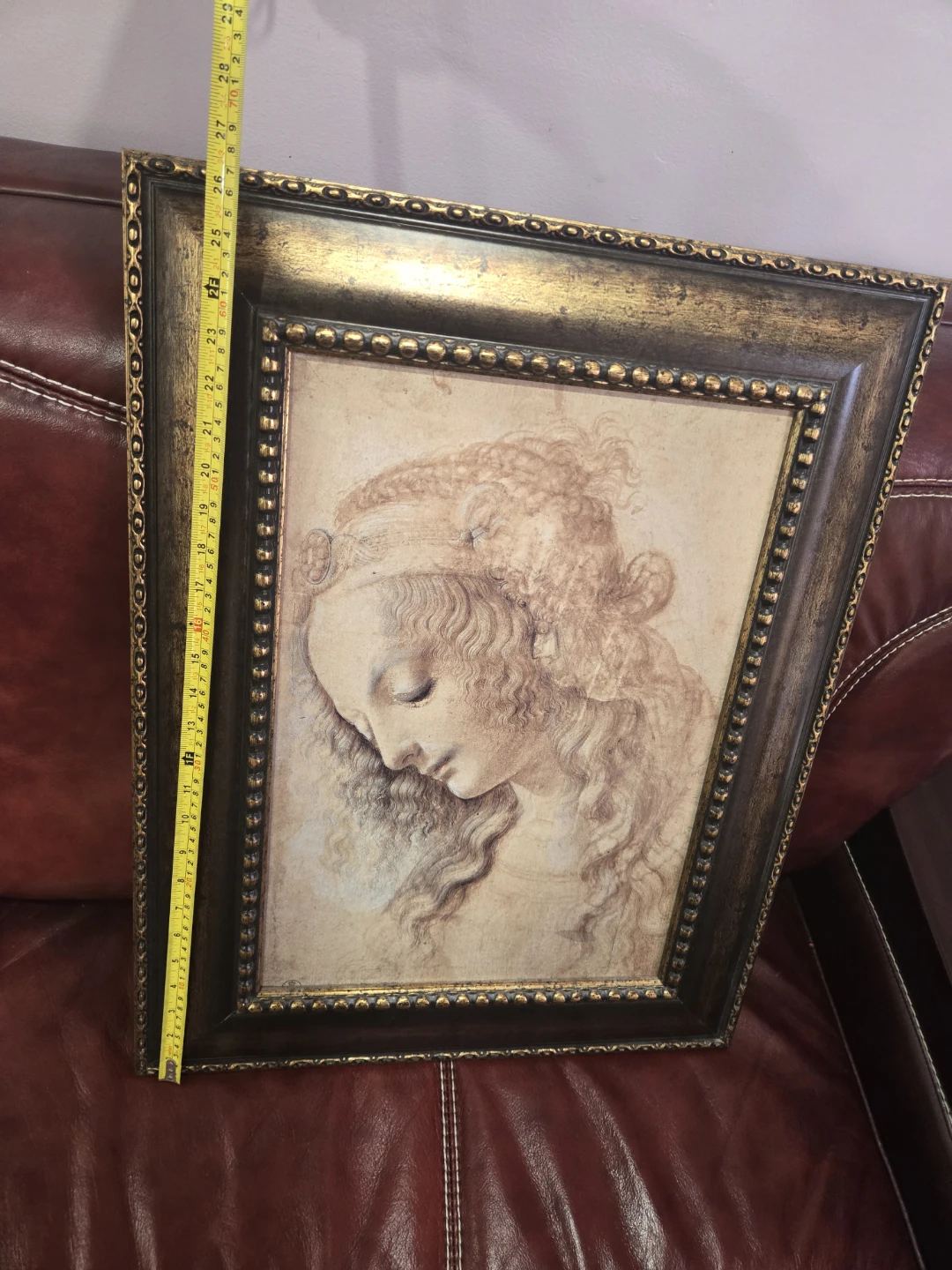 Vintage-Style Framed Portrait Print – 23” x 27” - photo 4