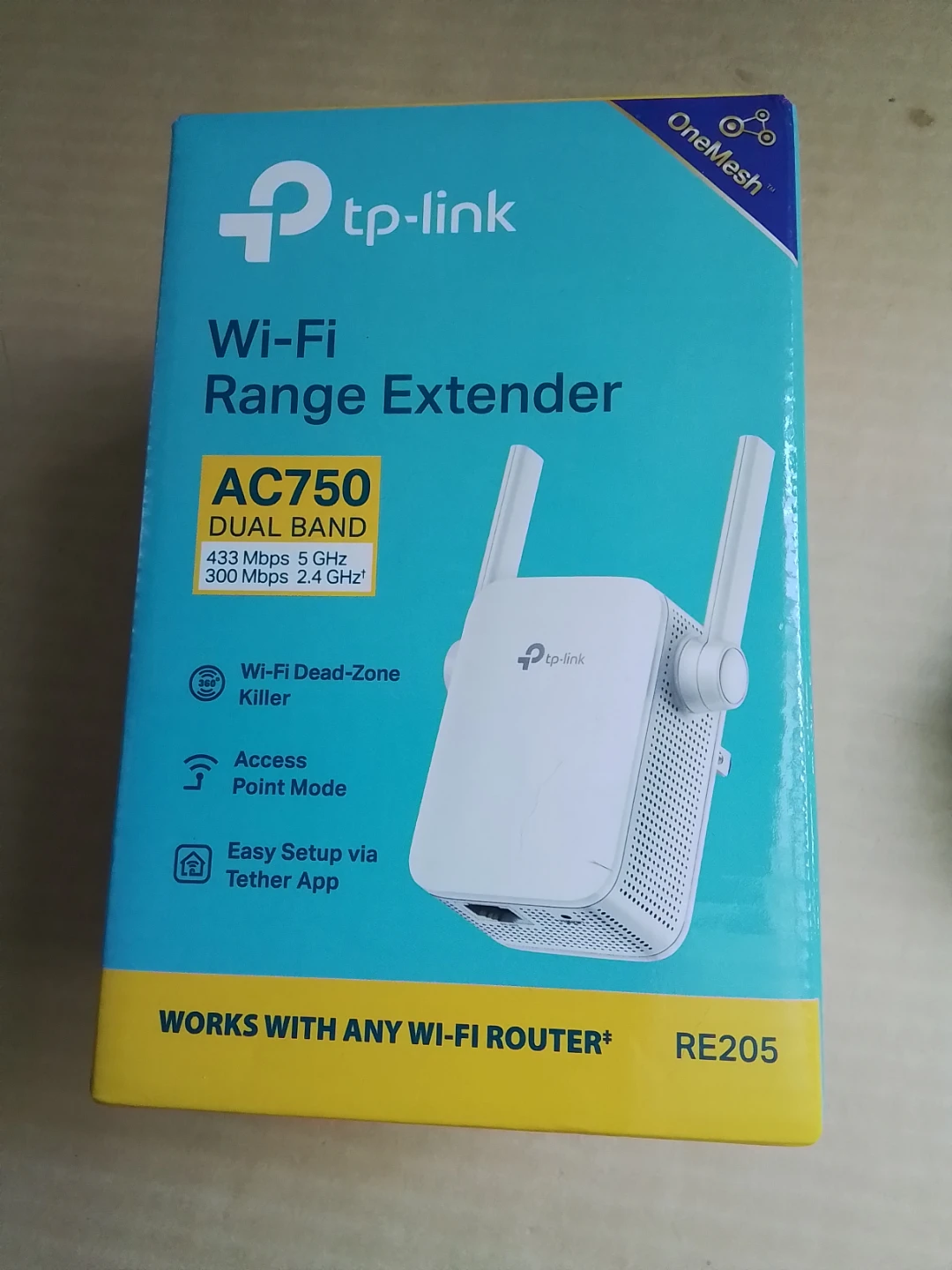 TP-Link AC750 Wi-Fi Range Extender RE205