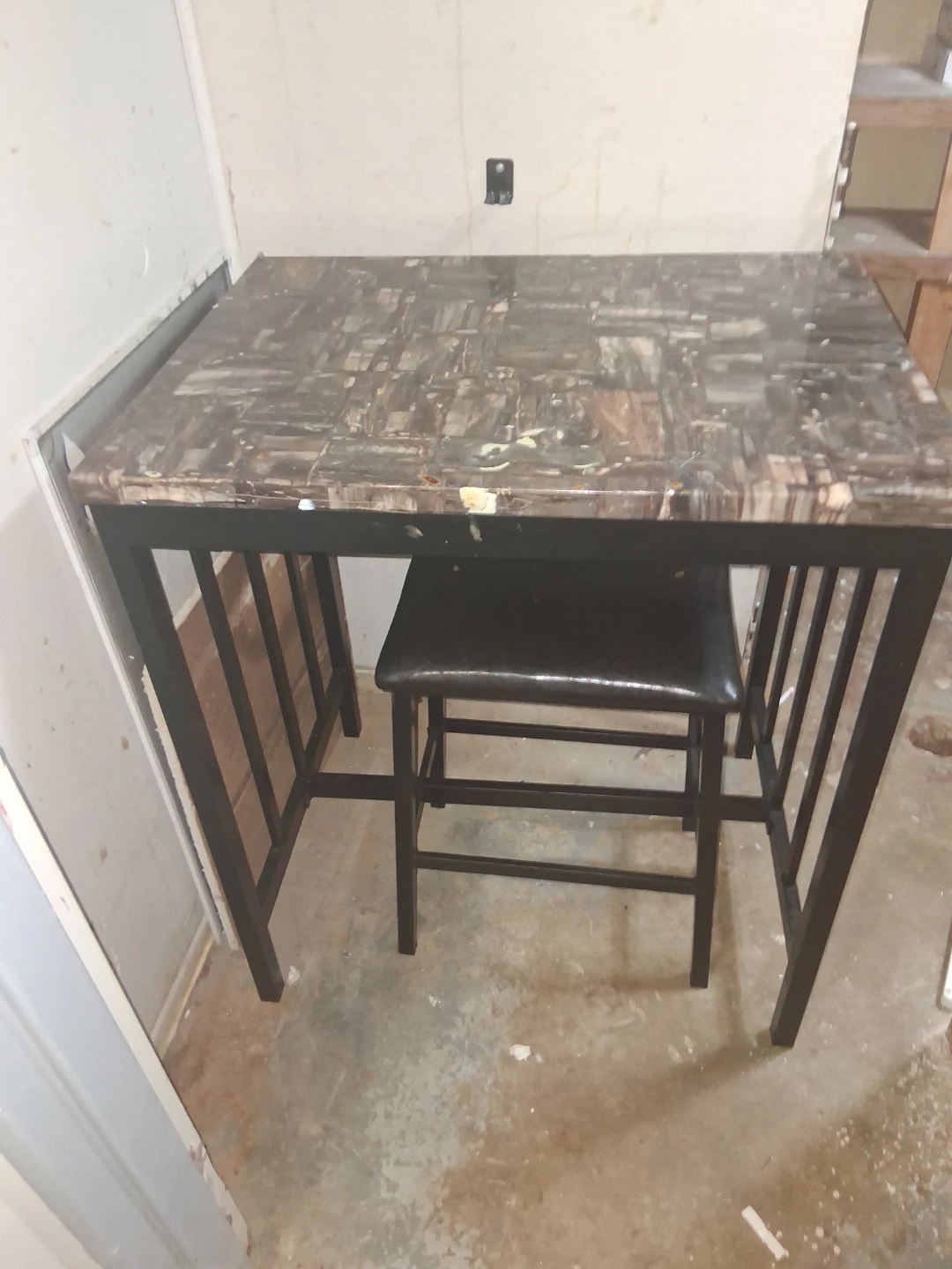 Bar Height Table and Stool Set